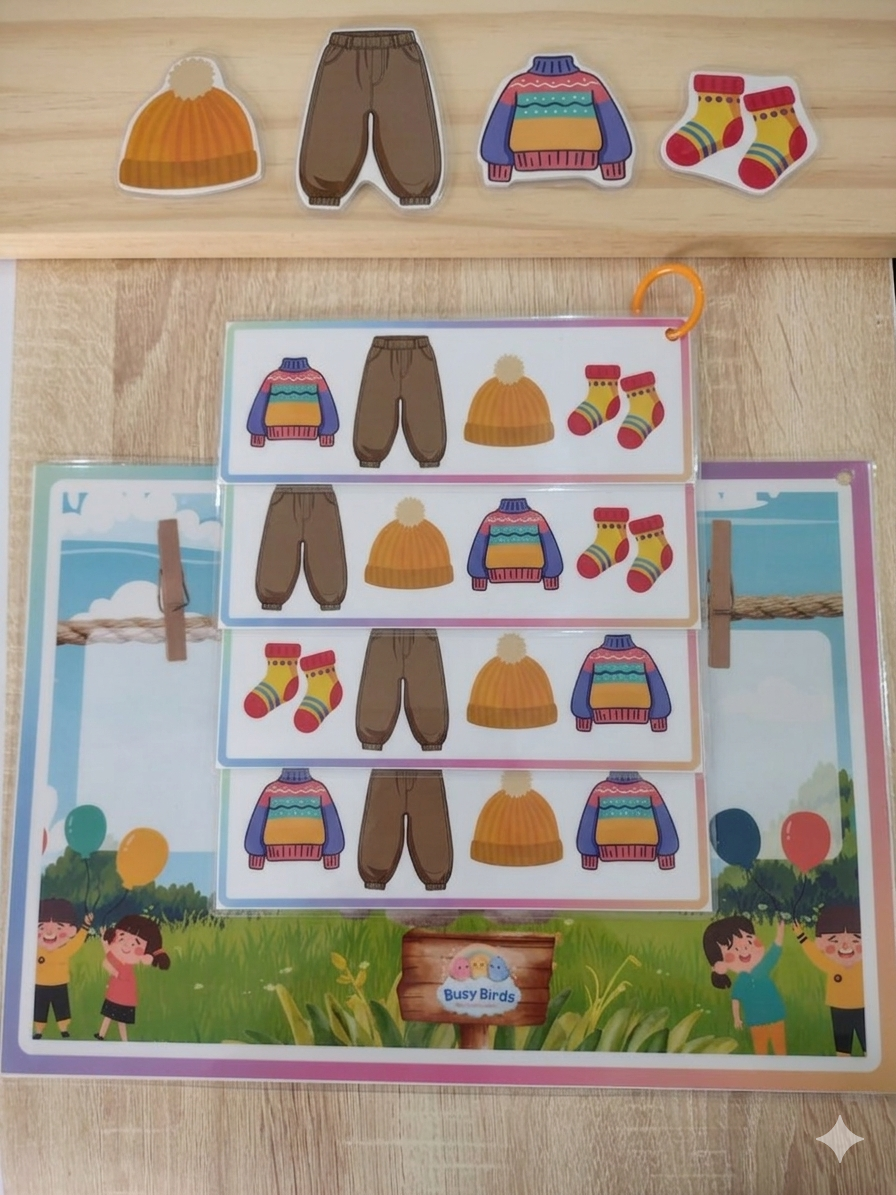Clothes Matching Activity ๐๐งฆ๐งข