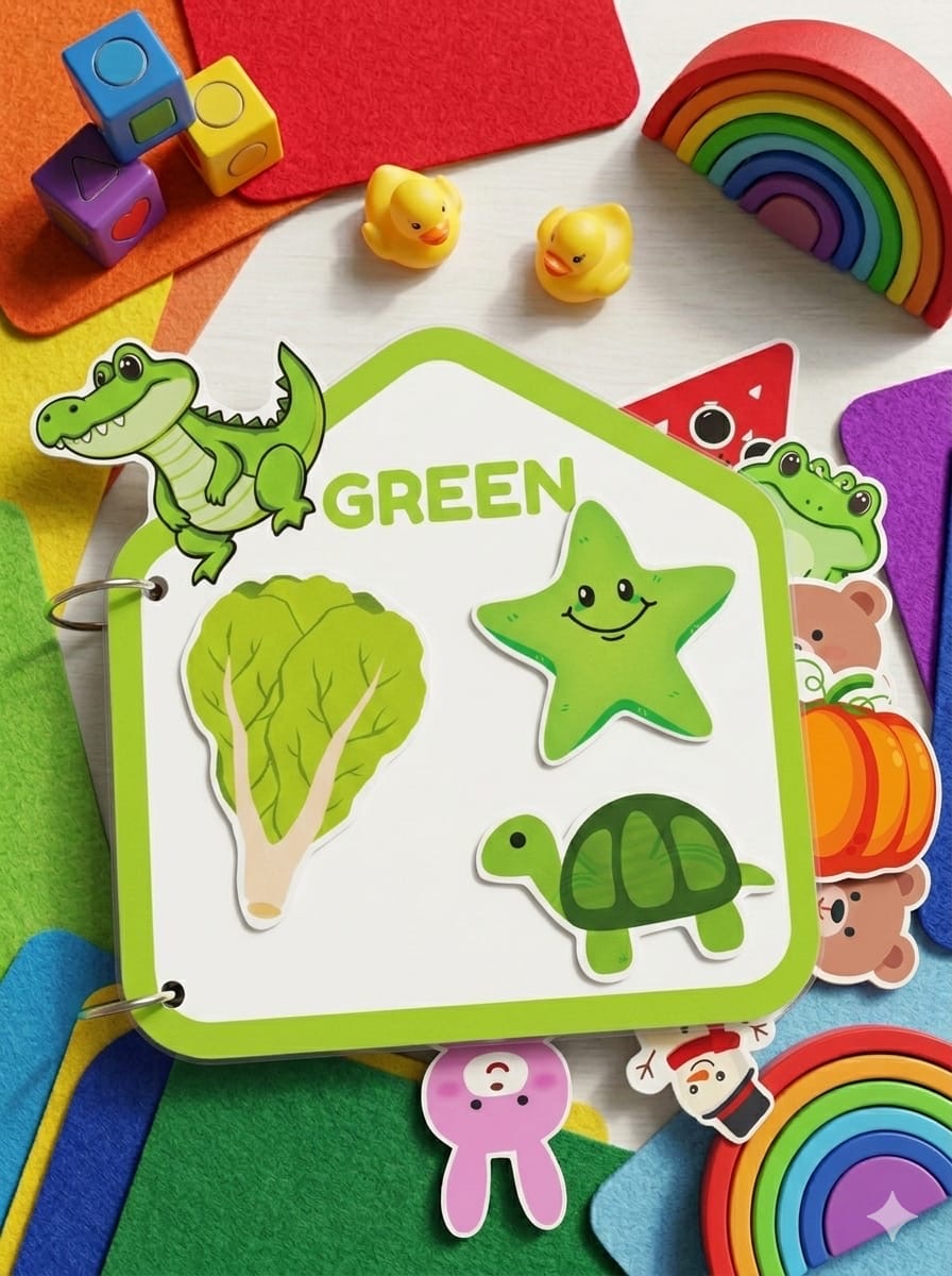Interactive Colors Book for Kids